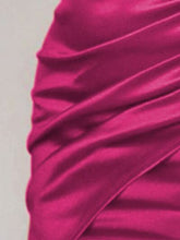 Load image into Gallery viewer, Ruched Spaghetti strap Wrap Dress - hc
