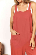 Load image into Gallery viewer, Double Take Wide Leg Overalls with Front Pockets
