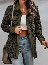 Load image into Gallery viewer, Full Size Leopard Buttoned Jacket
