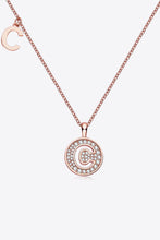 Load image into Gallery viewer, Moissanite A to J Pendant Necklace
