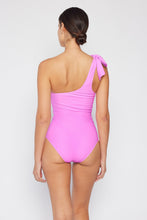 Load image into Gallery viewer, Marina West Swim Vacay Mode One Shoulder Swimsuit in Carnation Pink
