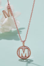 Load image into Gallery viewer, Moissanite K to T Pendant Necklace
