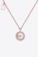 Load image into Gallery viewer, Moissanite A to J Pendant Necklace
