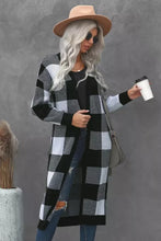 Load image into Gallery viewer, Buffalo Plaid Duster Cardigan
