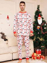 Load image into Gallery viewer, Full Size Reindeer Print Top and Pants Set - pjs
