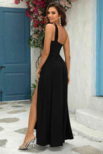 Load image into Gallery viewer, One-Shoulder Split Maxi Dress - hc
