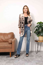 Load image into Gallery viewer, Sew In Love Full Size Cardigan with Aztec Pattern
