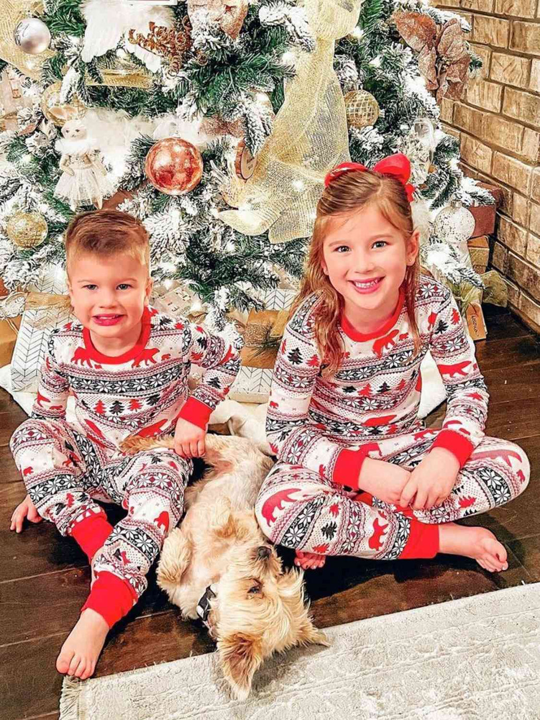 Christmas Long Sleeve Top and Pants Set - pjs