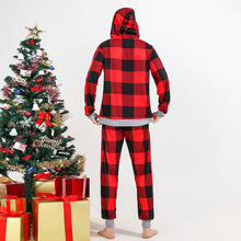 Load image into Gallery viewer, DADDY BEAR Graphic Hoodie and Plaid Pants Set - Christmas bear
