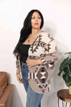 Load image into Gallery viewer, Sew In Love Full Size Cardigan with Aztec Pattern
