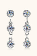 Load image into Gallery viewer, Moissanite 925 Sterling Silver Drop Earrings
