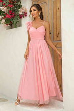 Load image into Gallery viewer, Asymmetrical Ruched Slit Dress - hc

