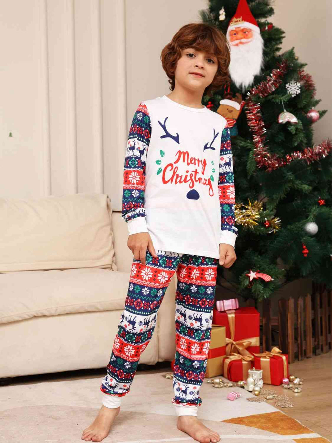 MERRY CHRISTMAS Top and Pants Set - pjs