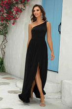 Load image into Gallery viewer, One-Shoulder Split Maxi Dress - hc
