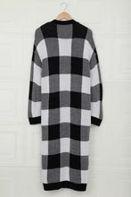 Load image into Gallery viewer, Buffalo Plaid Duster Cardigan
