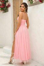 Load image into Gallery viewer, Asymmetrical Ruched Slit Dress - hc
