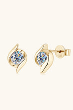Load image into Gallery viewer, 1 Carat Moissanite 925 Sterling Silver Stud Earrings
