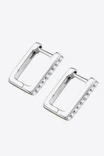 Load image into Gallery viewer, Moissanite Geometric 925 Sterling Silver Earrings
