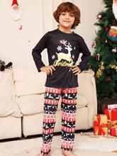 Load image into Gallery viewer, MERRY CHRISTMAS Graphic Top and Pants Set - pjs
