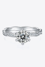 Load image into Gallery viewer, 1 Carat Moissanite 925 Sterling Silver Ring
