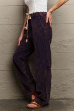 Load image into Gallery viewer, POL Leap Of Faith Corduroy Straight Fit Pants in Midnight Navy
