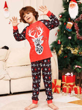 Load image into Gallery viewer, Reindeer Graphic Top and Pants Set - oh deer
