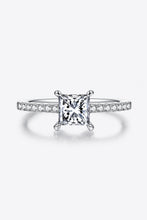 Load image into Gallery viewer, 1.21 Carat Moissanite 925 Sterling Silver Side Stone Ring
