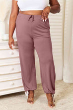 Load image into Gallery viewer, Basic Bae Full Size Soft Rayon Drawstring Waist Pants with Pockets
