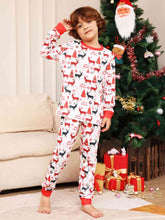 Load image into Gallery viewer, Reindeer Print Top and Pants Set - pjs
