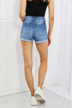 Load image into Gallery viewer, Kancan Full Size High Rise Medium Stone Wash Denim Shorts
