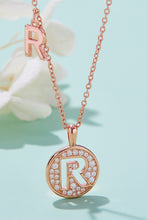 Load image into Gallery viewer, Moissanite K to T Pendant Necklace
