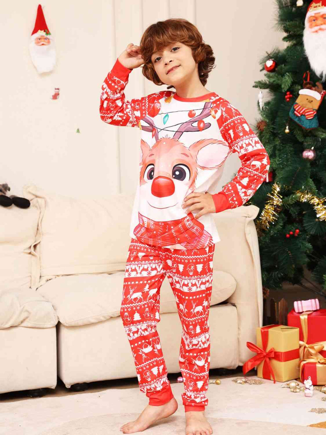 Christmas Long Sleeve Top and Pants Set - pjs