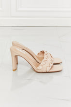 Load image into Gallery viewer, MMShoes Top of the World Braided Block Heel Sandals in Beige
