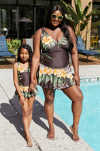 Load image into Gallery viewer, Marina West Swim Full Size Clear Waters Swim Dress in Aloha Brown
