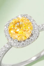 Load image into Gallery viewer, 1 Carat Moissanite 925 Sterling Silver Halo Ring
