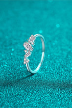 Load image into Gallery viewer, Moissanite Rhodium-Plated Ring
