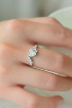 Load image into Gallery viewer, 1 Carat Moissanite Heart 925 Sterling Silver Ring
