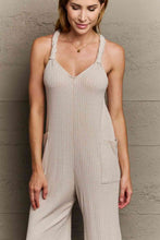 Load image into Gallery viewer, HEYSON Don&#39;t Get It Twisted Full Size Rib Knit Jumpsuit
