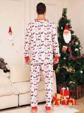 Load image into Gallery viewer, Full Size Reindeer Print Top and Pants Set - pjs
