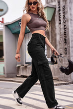 Load image into Gallery viewer, Buttoned High Waist Loose Fit Jeans
