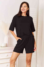 Load image into Gallery viewer, Basic Bae Full Size Soft Rayon Half Sleeve Top and Shorts Set
