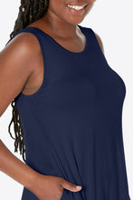 Load image into Gallery viewer, Full Size Round Neck Sleeveless Dress with Pockets
