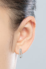 Load image into Gallery viewer, Moissanite 925 Sterling Silver Earrings
