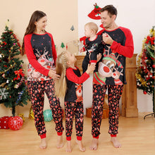 Load image into Gallery viewer, Baby Reindeer Graphic Round Neck Jumpsuit - pjs
