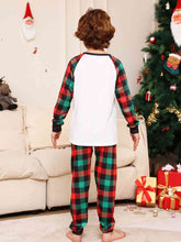 Load image into Gallery viewer, Reindeer Graphic Top and Plaid Pants Set - pjs
