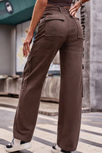 Load image into Gallery viewer, Buttoned High Waist Loose Fit Jeans
