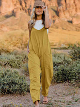 Load image into Gallery viewer, Double Take Full Size Sleeveless V-Neck Pocketed Jumpsuit
