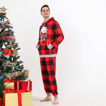 Load image into Gallery viewer, DADDY BEAR Graphic Hoodie and Plaid Pants Set - Christmas bear
