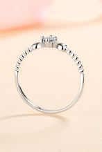Load image into Gallery viewer, Moissanite Heart 925 Sterling Silver Ring
