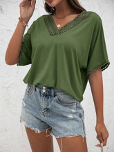 Load image into Gallery viewer, V-Neck Short Sleeve Blouse
